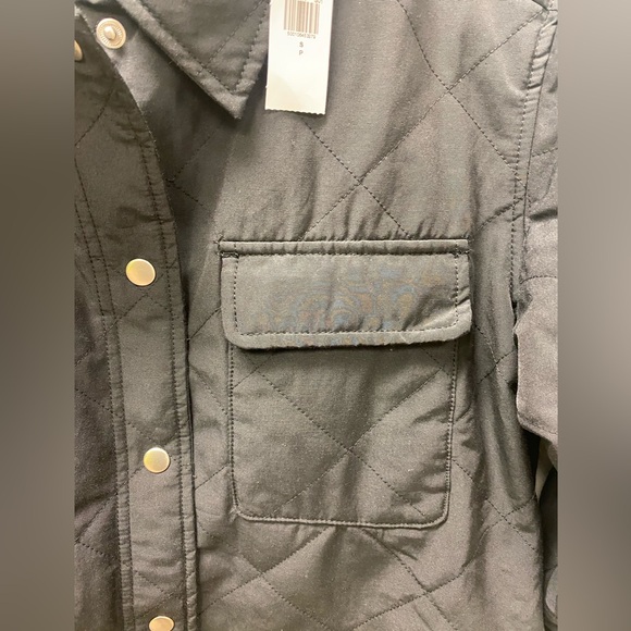 Old Navy Quilted Utility Jacket black NWT - Picture 11 of 15